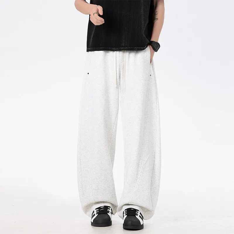 

American Sle Casual Pants Men's New Summer Thin Loose Straight Leg Wide Leg Workwear Long Pants Leisure Trousers