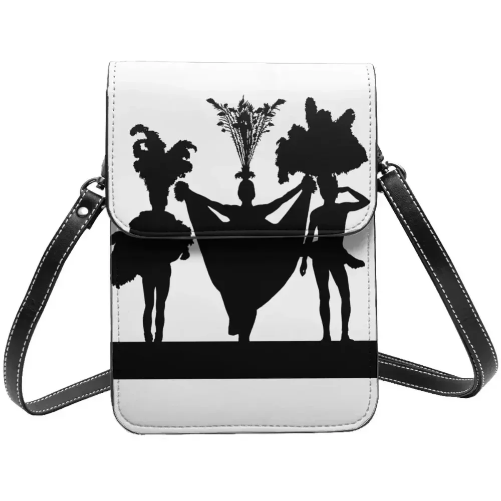 

Drag Queen Silhouette Shoulder Bag Priscilla Movie Student Fashion Mobile Phone Bag Reusable Leather Outdoor Bags