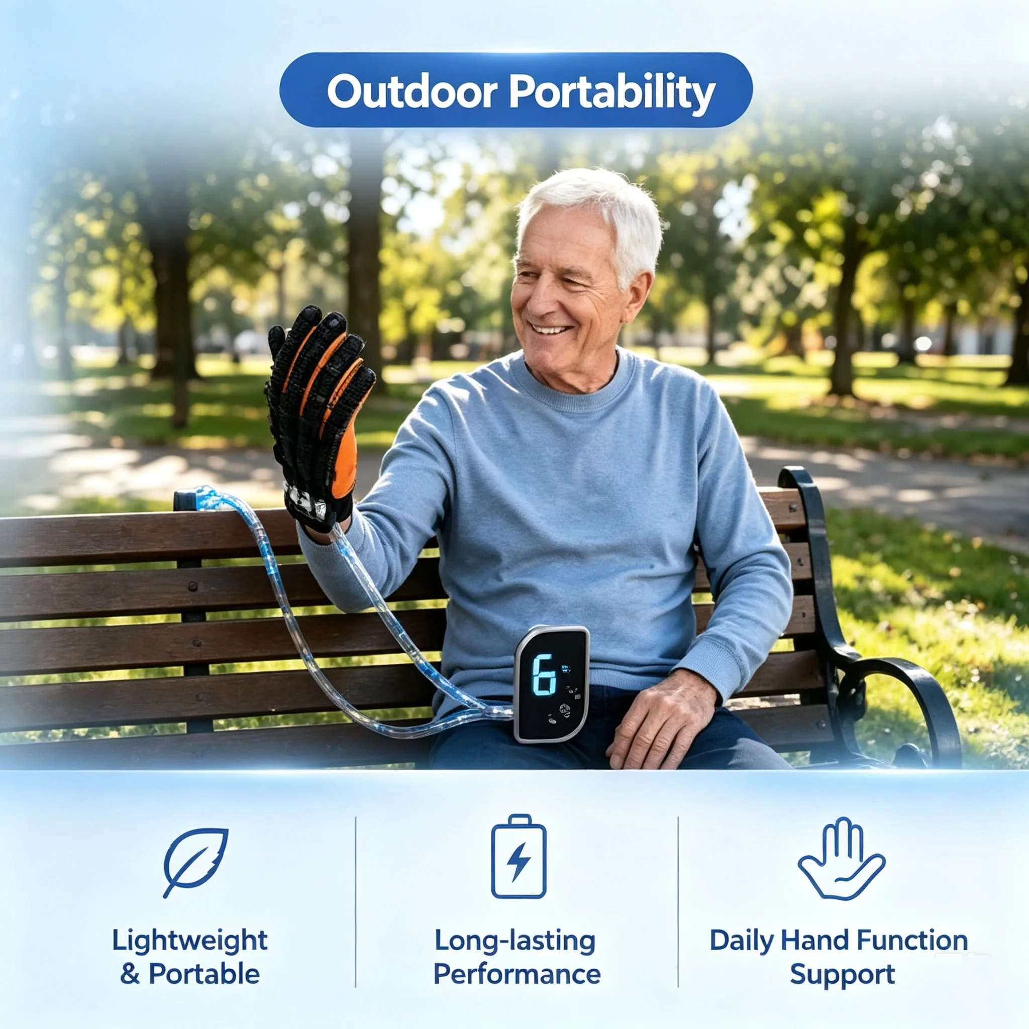 Rehabilitation Robot Glove Hemiplegia Finger Hand Training Exerciser Cerebral Infarction Recovery Equipment Stroke Therapy Rehab