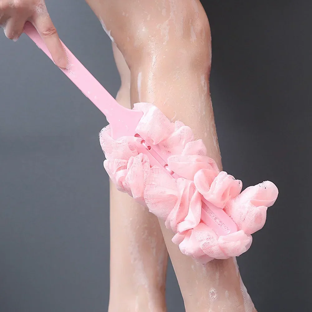 นุ่มยาวกลับแปรงขัดผิวสําหรับห้องน้ําเหมาะสําหรับสปาขัดและขัดผิวด้านหลัง Bath Skincare อุปกรณ์อาบน้ํา