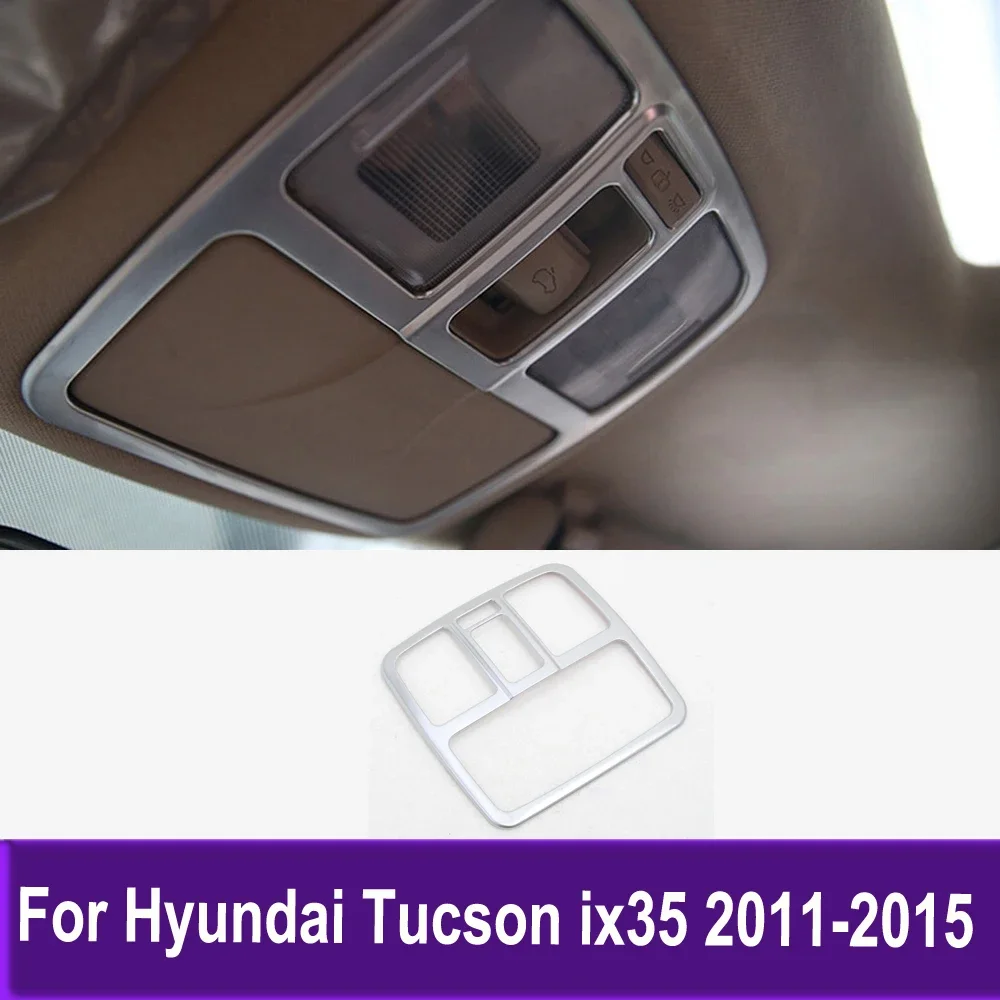 

Автомобильные аксессуары для Hyundai Tucson ix35 2011-2013 2014 2015, внутренняя передняя лампа для чтения на крыше, накладка, наклейка, стиль