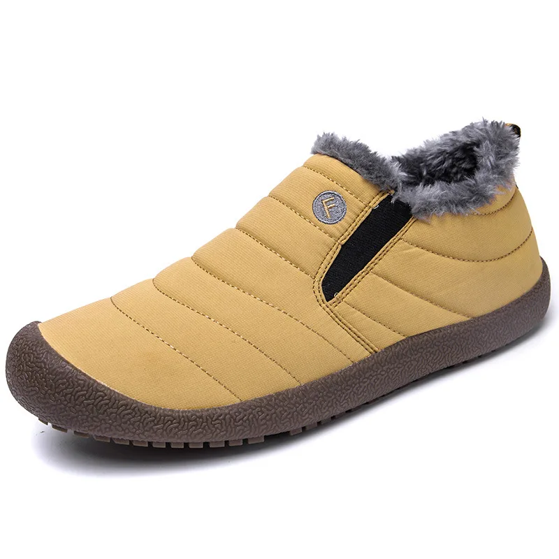 Winter Men's Shoes Keep Warm Womens Cotton Shoes Plus Size 36-49 Snow Boots Comfortable Men Sneakers Wear-resistant Botas Mujer image 6