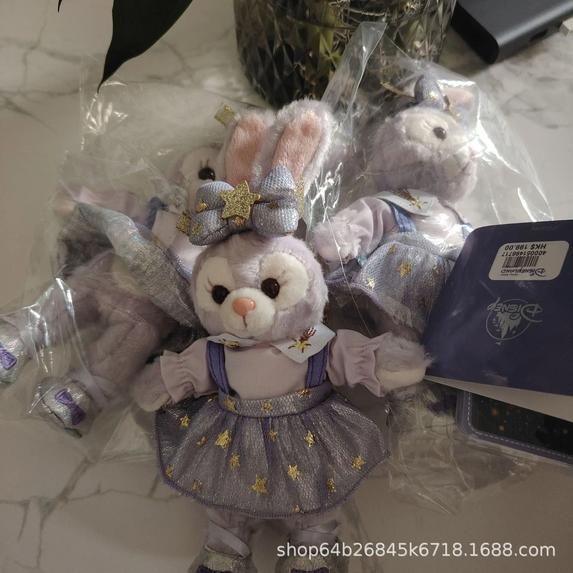 

Плюшевый брелок Disney Duffy and Friends Stellalou: милый кулон-подвеска в виде платья «Звездное небо» для украшения рюкзака