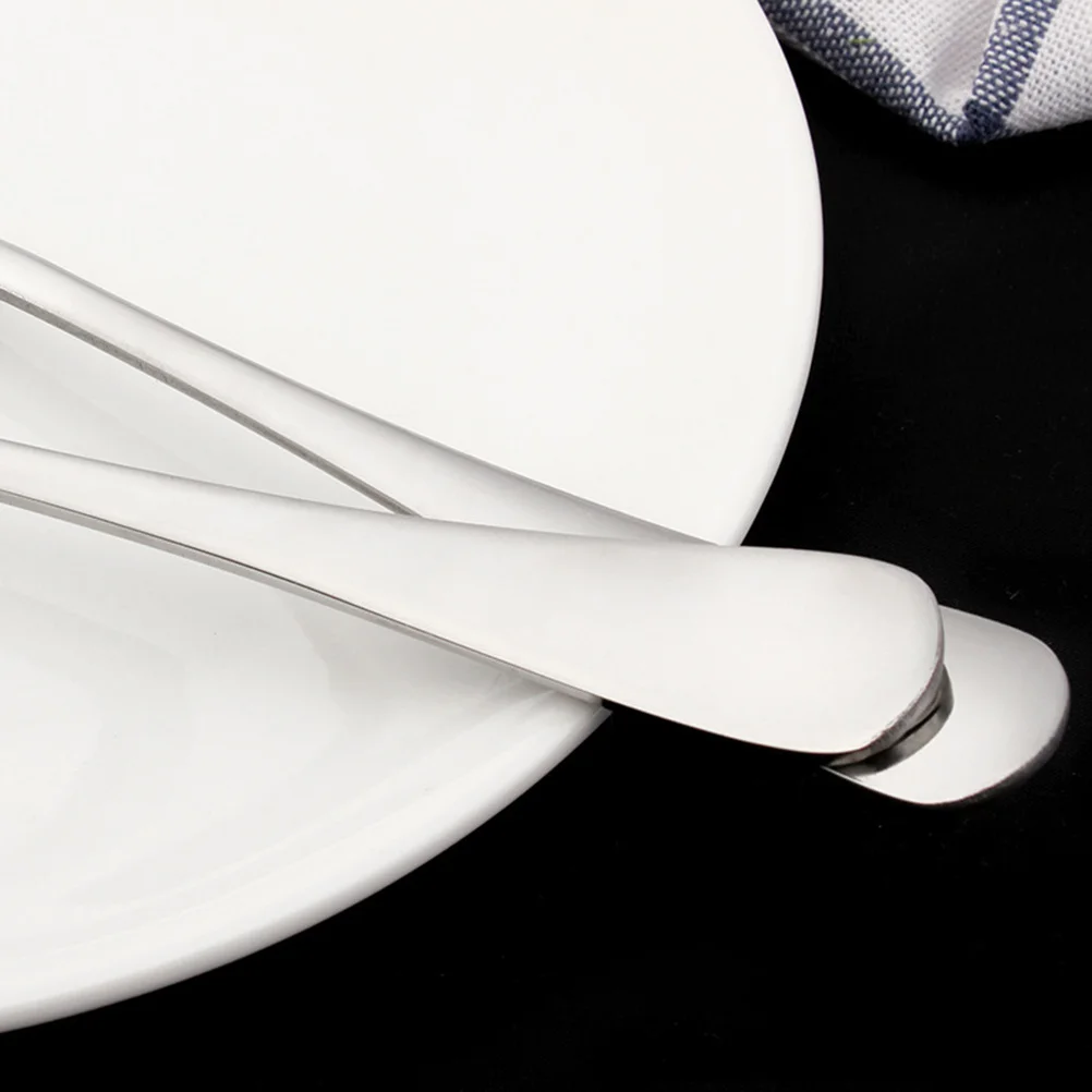 

6pcs Stainless Steel Spork Fork Spoon Dual Purpose Salad Picnic Camping Utensil Outdoor Tool Instant Noodle Sporks