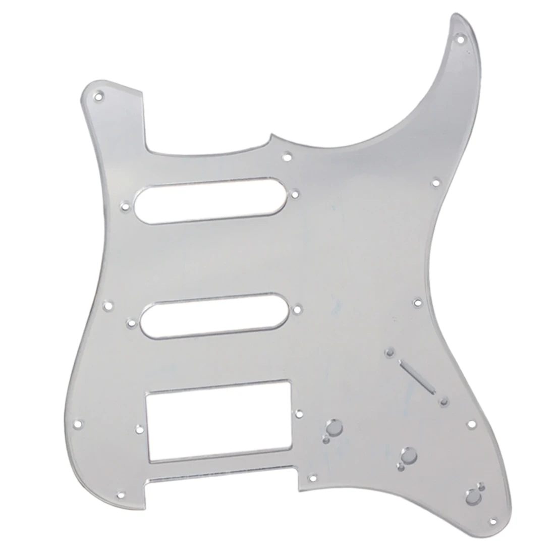 Mirror Guitar Pickguard 11 Holes ST SSH Guitar Scratch Plate with 11Pcs Pickguard Screws for FD ST Guitar Accessories A