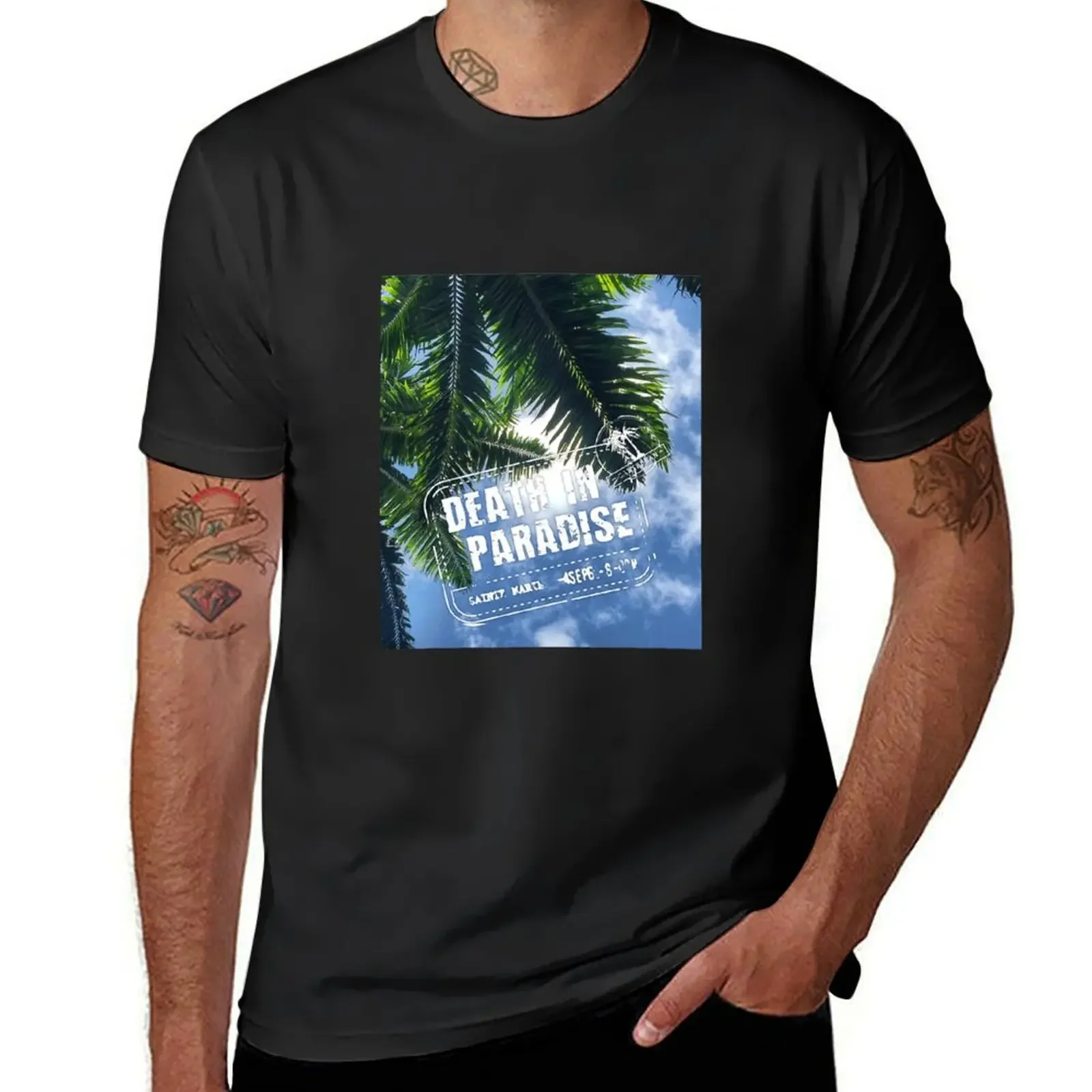 

BBC Death in Paradise T-Shirt anime shirt T-shirts oversize hippie clothes Men's cotton t-shirt