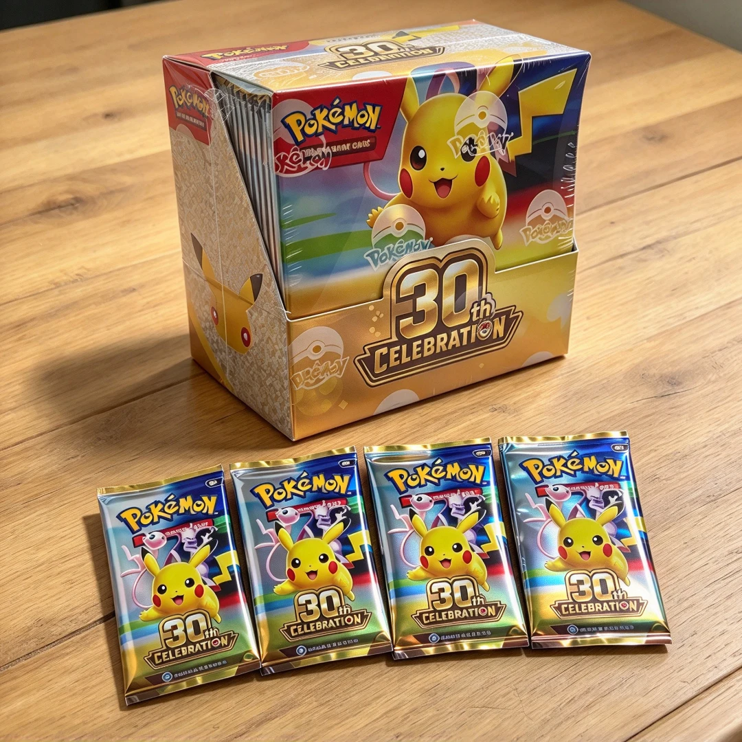 Pokémon TCG 30th Celebration Booster Box Series Booster Box Bundle Rare Holo Trading Cards Collectible Set for Players Gift