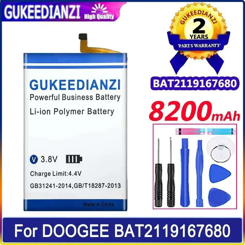 

Mobile Phone Battery 8200Mah High-Capacity For Doogee BAT2119167680