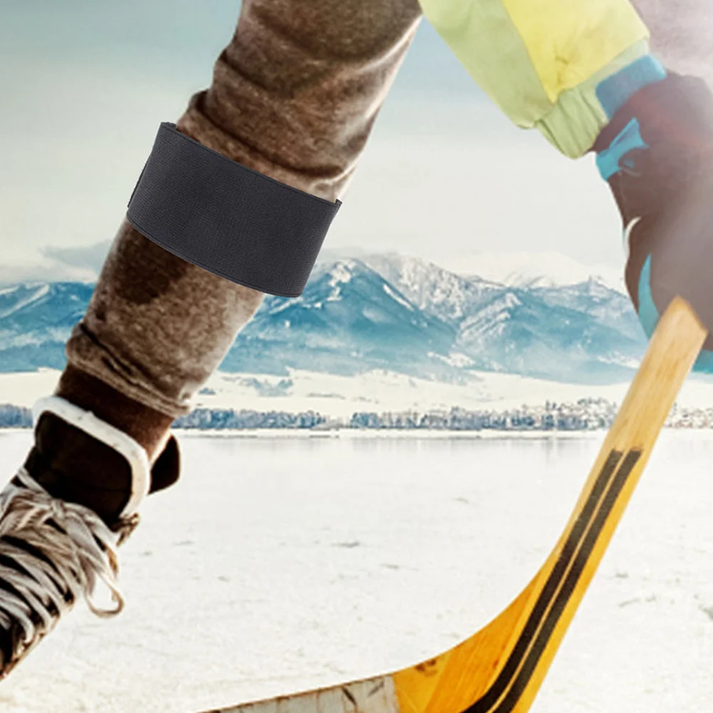 2 pezzi Cinghie da hockey Accessori Sport Parastinchi rigidi Campo Poliestere Calzini per ragazze Uomo