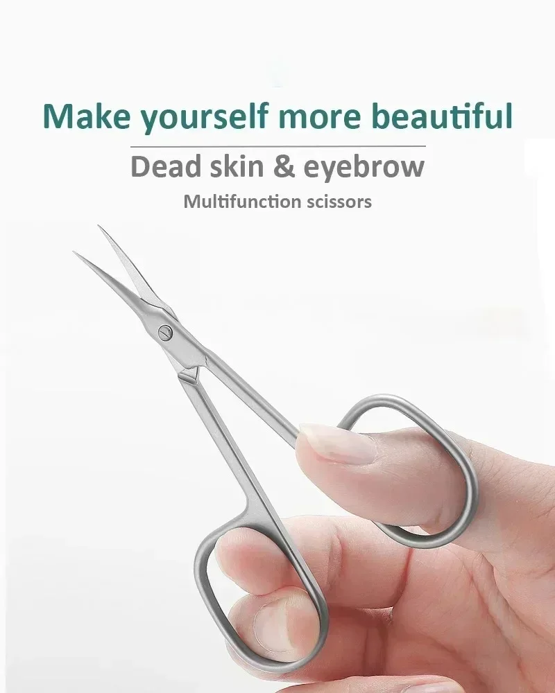 Cuticle Scissors Professional Manicure Small Scissors Dead Skin Remover For Nails Art Stainless Steel Cuticle Cutter!