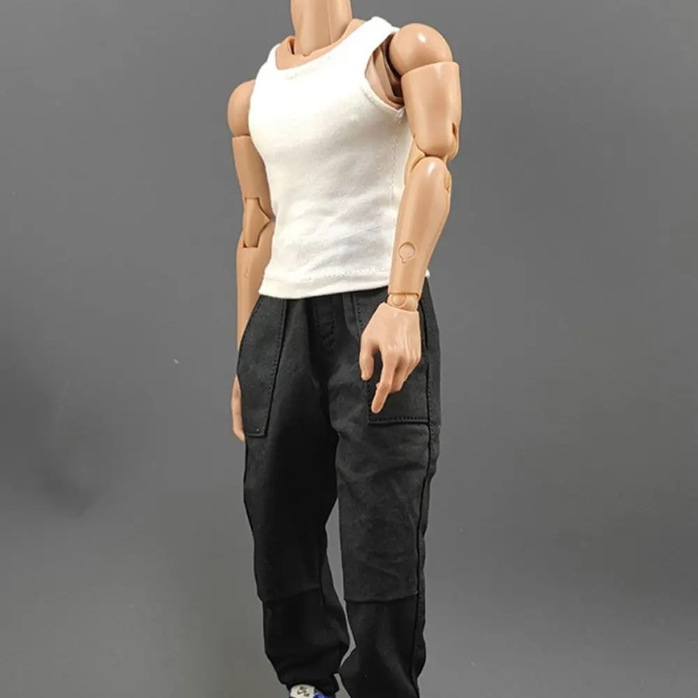 Hiking Clothes For 12"Action  1/6 Miniature Clothing Soldier Casual T-shirt Soldier Figure Accessory  Sports Bottom