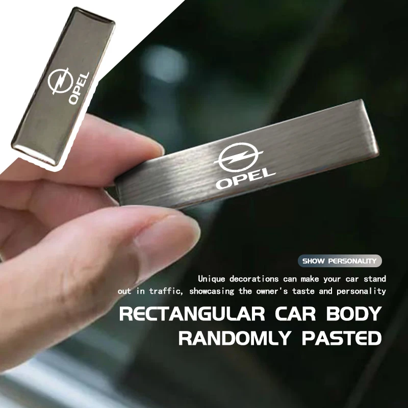 For Opel Car Trunk Sticker Emblem Aluminum Alloy Exterior Sticker Decoration Accessories Insignia Astra G J F K Vectra C H Corsa