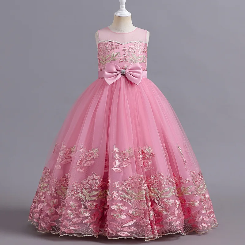 Kids Ball Gowns for girls Vestidos de Fiesta para niñas de 8 a 12 Dress Banquet Halloween Show Host Dress