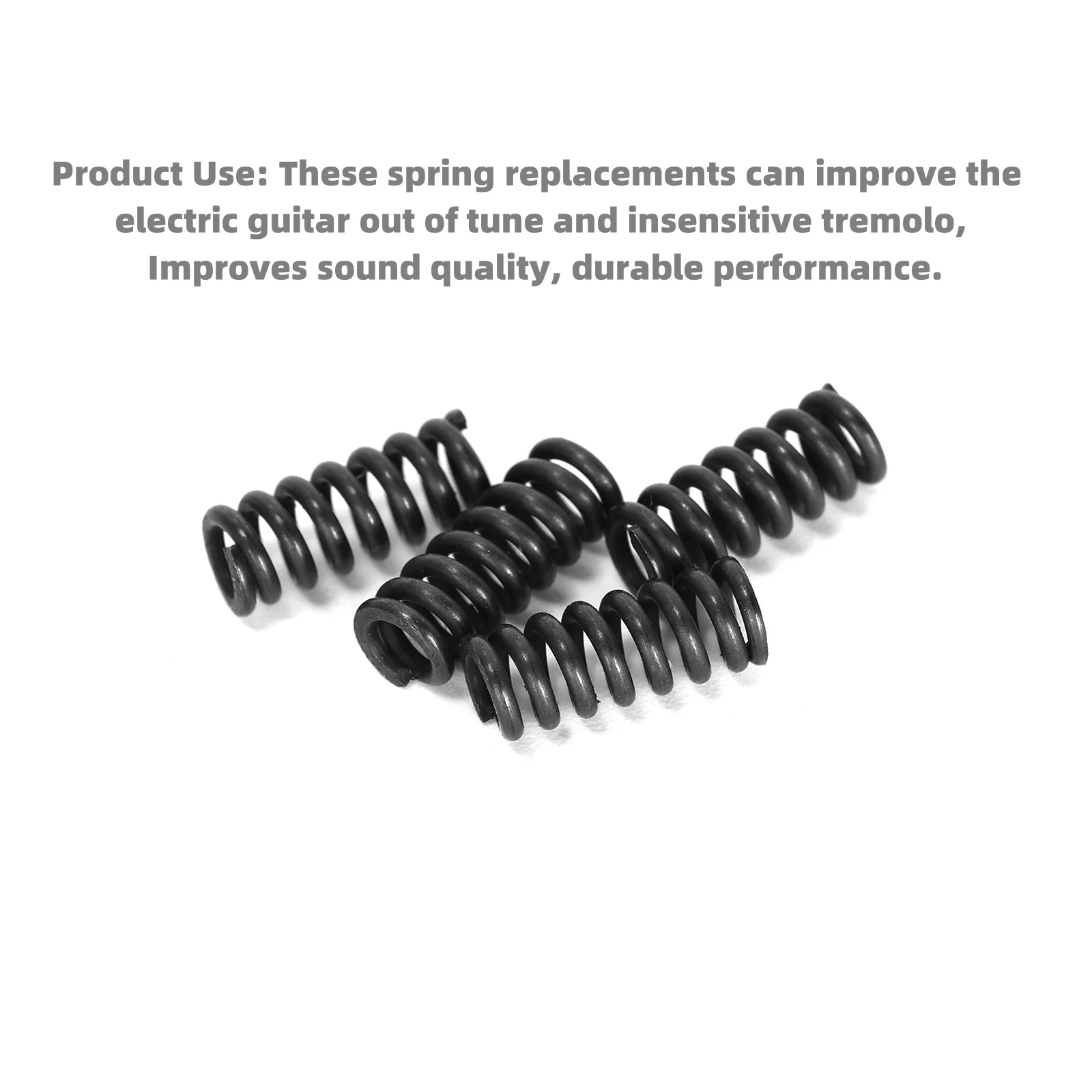 4pcs Electric Guitar Vibrato Arm Tension Spring 10x4mm for Compatible with Fender Stratocaster