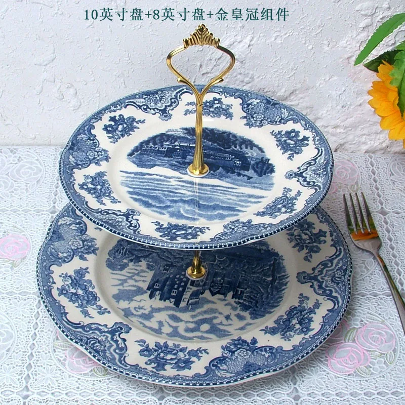 European style tableware, British castle ceramics, Western food steak plates, coffee cups, decorations, dinner plates, desserts,