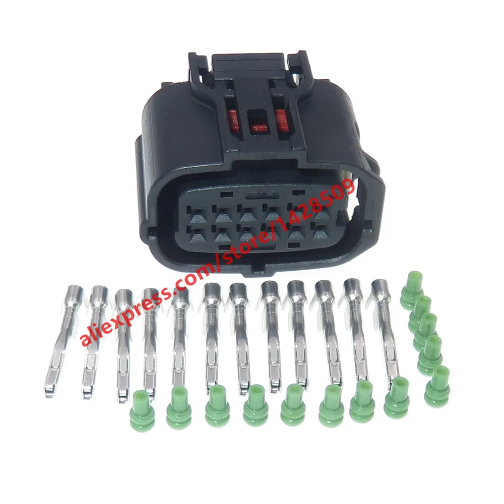 1 set 12 Pin 6189-1128 91980-12356 9098012356 Auto Socket Automotive Wiring Cable Harness Waterproof Connetor