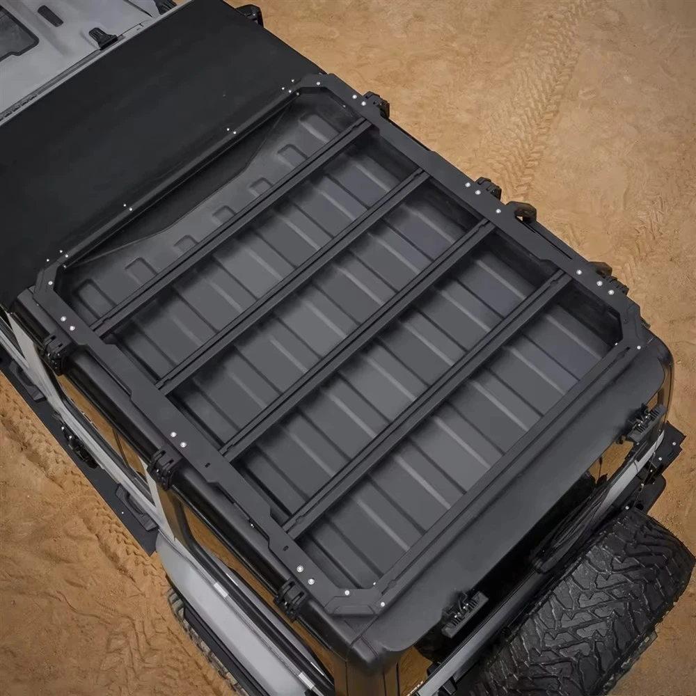 

Omu Aluminum Luggage Cargo Carrier for Bronco Roof Rack with Cross bar