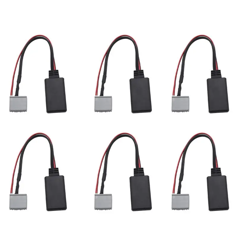 6X Car Wireless Bluetooth 4.0 Module Music Adapter Auxiliary Line Aux Audio Receiver For Honda For Civic 2006-2013-N30R