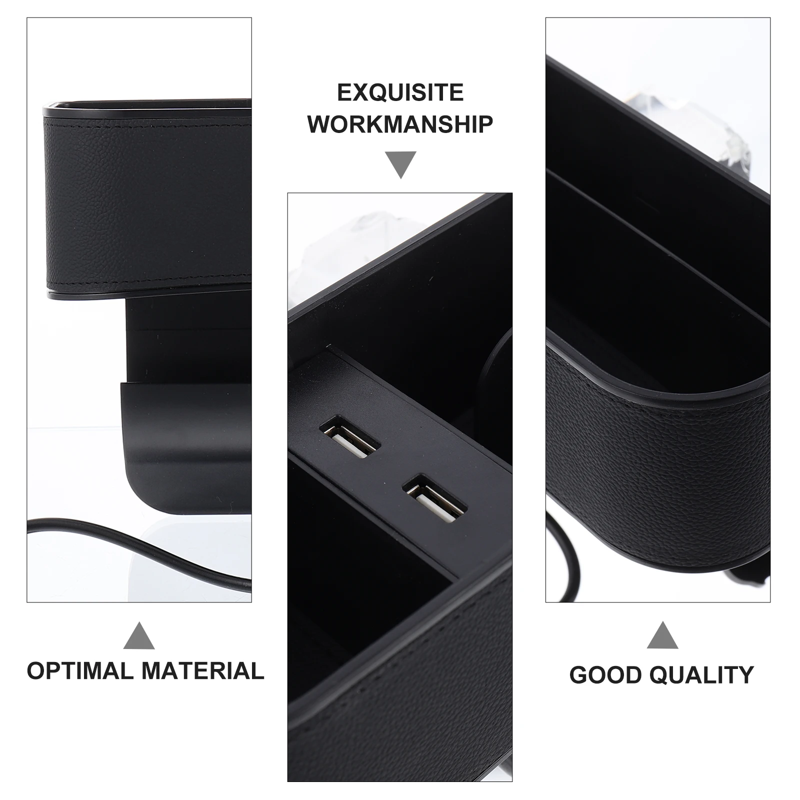 

USB Car Seat Gap Filler USB Charging Car Filler USB Car Seat Pocket USB Charging Seat Pocket USB Car Storage Pocket