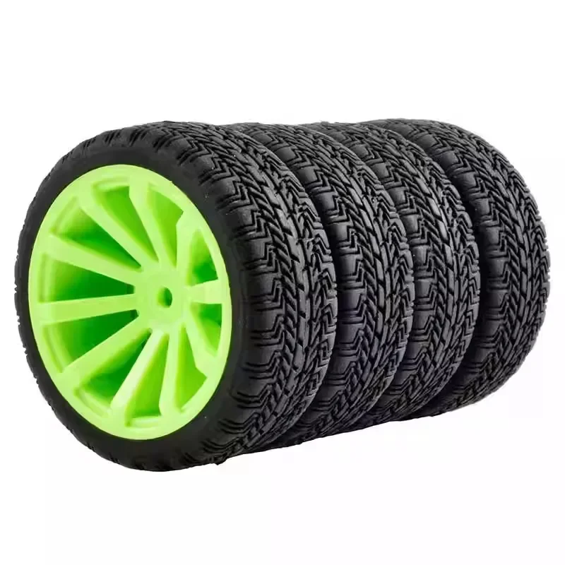 

FOR 1:10 flat tires touring car road racing street tires strong grip 94123 HSP 94122 cherry blossom D3 D4 6087