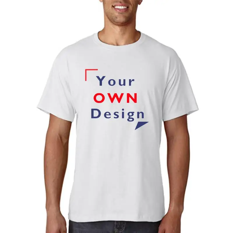 Your Own Design New Design T-Shirt Custom Customize Unique Exclusive Gift Giving Men's Special Round Neck TShirt Birthday Gifts