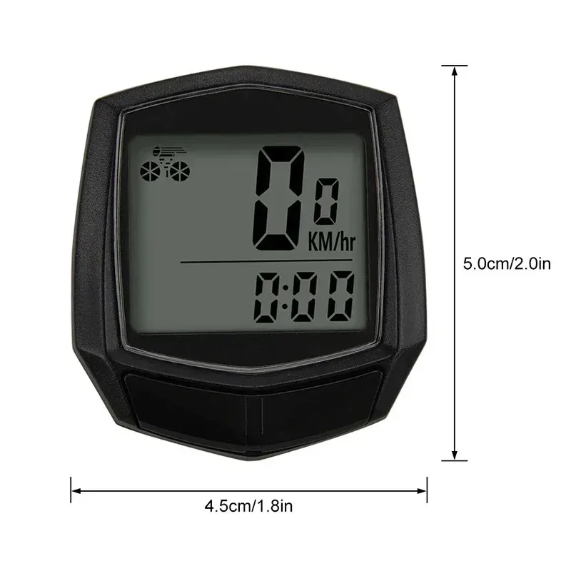 1PCS Waterproof Wired Digital Bike Ride Speedometer Odometer Bicycle Cycling Speed Counter Code Table Bicycle Accessories