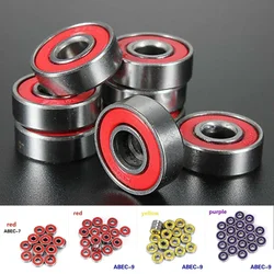 1PC 608 ABEC-7/ABEC-9 8x22x7mm Skateboards Wheels Miniature Shafts Tool Skate Scooter Steel Bearings High Performance Roller
