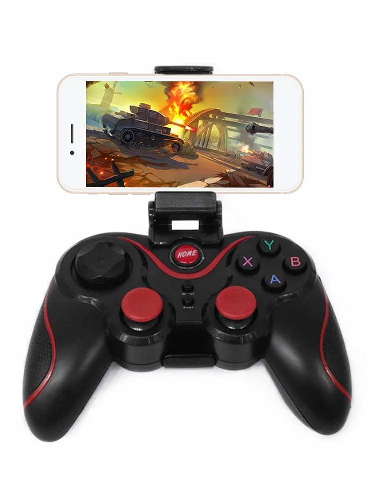 وحدة تحكم لاسلكية غمبد لوحة ألعاب لاسلكية حامل الهاتف المحمول أذرع التحكم في ألعاب الفيديو الهاتف المحمول لعبة الوسادة جبل صالح للهاتف أندرويد IOS