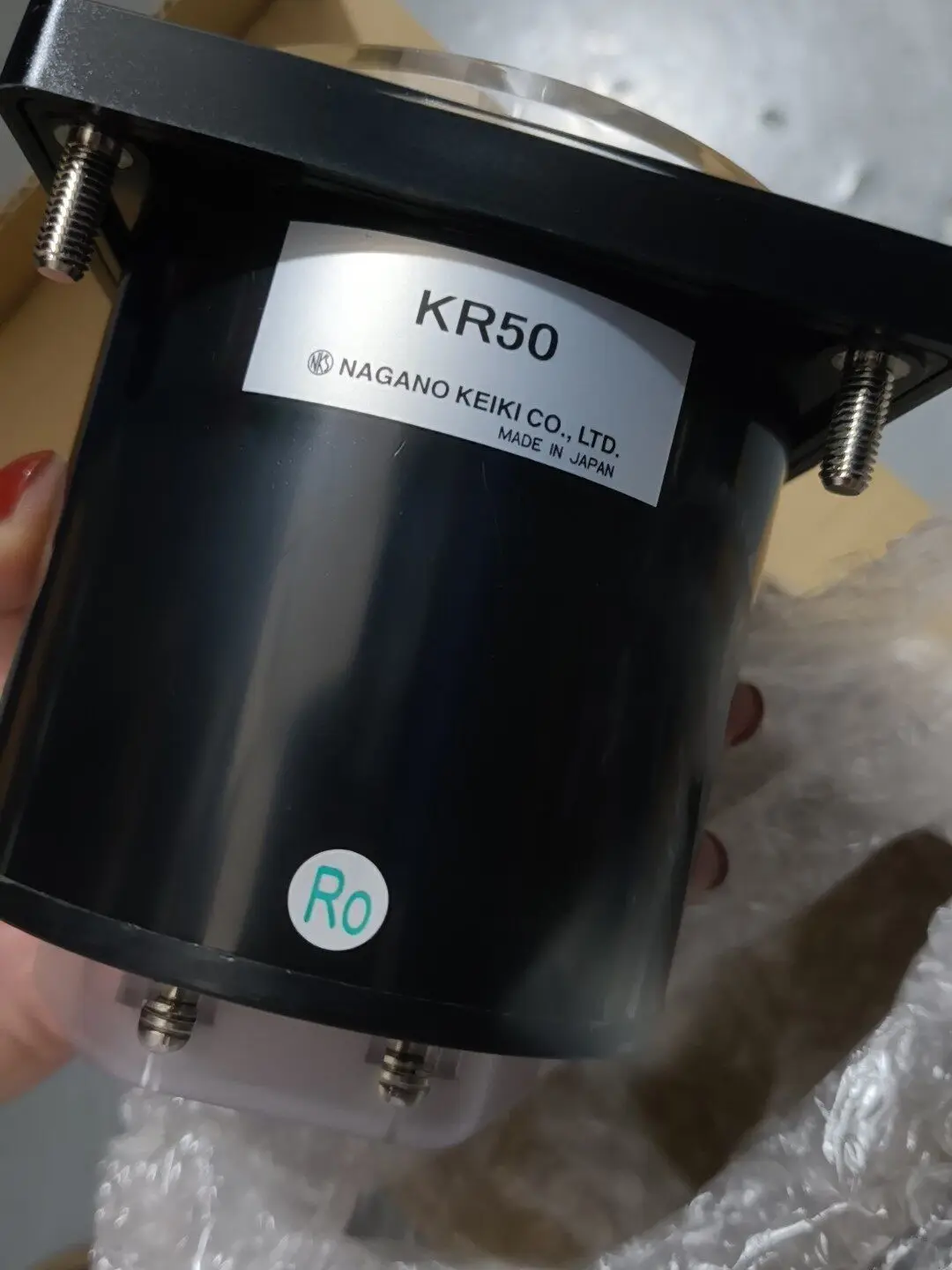 TOYO KEIKI DVF-11 Pressure Gauge, KR50 Sensor, 0-1 MPa, 4-20 mA, Brand New