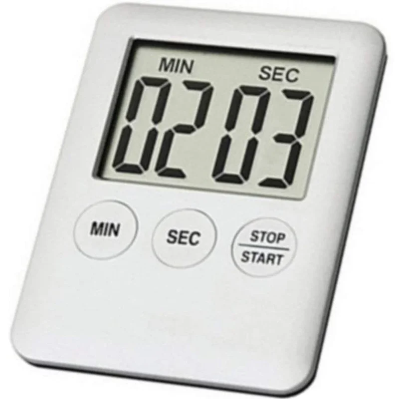 LED Digital Kitchen Timer elettronico conto alla rovescia promemoria per farmaci Timer da cucina portatile