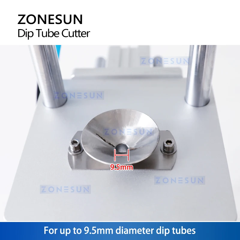 ZONESUN ZS-JG300 آلة القطع الهوائية لأغطية رذاذ أنبوب التراجع دليل تعبئة الزجاجات البلاستيكية