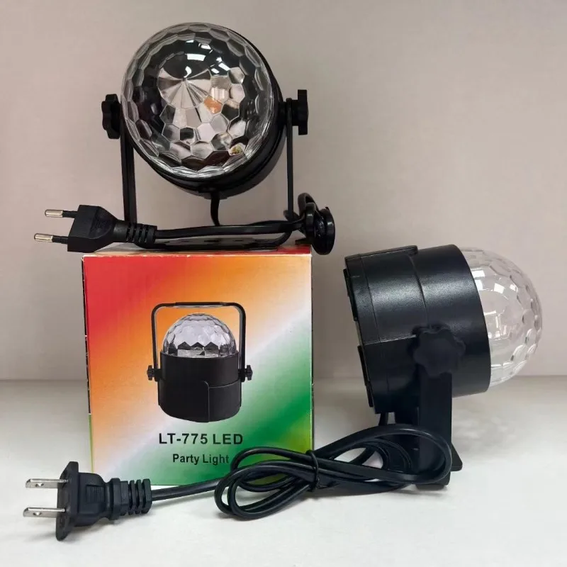 MINI LED Magic Ball Light telecomando Sound Control crystal magic ball RGB rotante DJ Ball Party Stage Lights Car Atmosphere Light