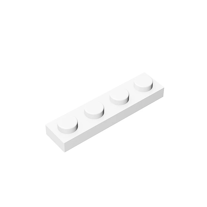 Gobricks 10PCS MOC Ziegel Teile Platte 3710 1x4 Kompatibel Baut Partikel Für Bausteine DIY Steine Pädagogisches spielzeug