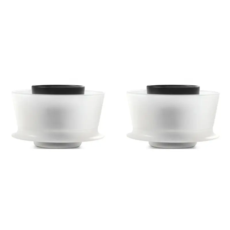 

【CHRISTMAS 】2X Coffee Brewer Cup Detachable Espresso Coffee Filter Cup With Filter Papers Compatible For Hoop Coffee Brewe
