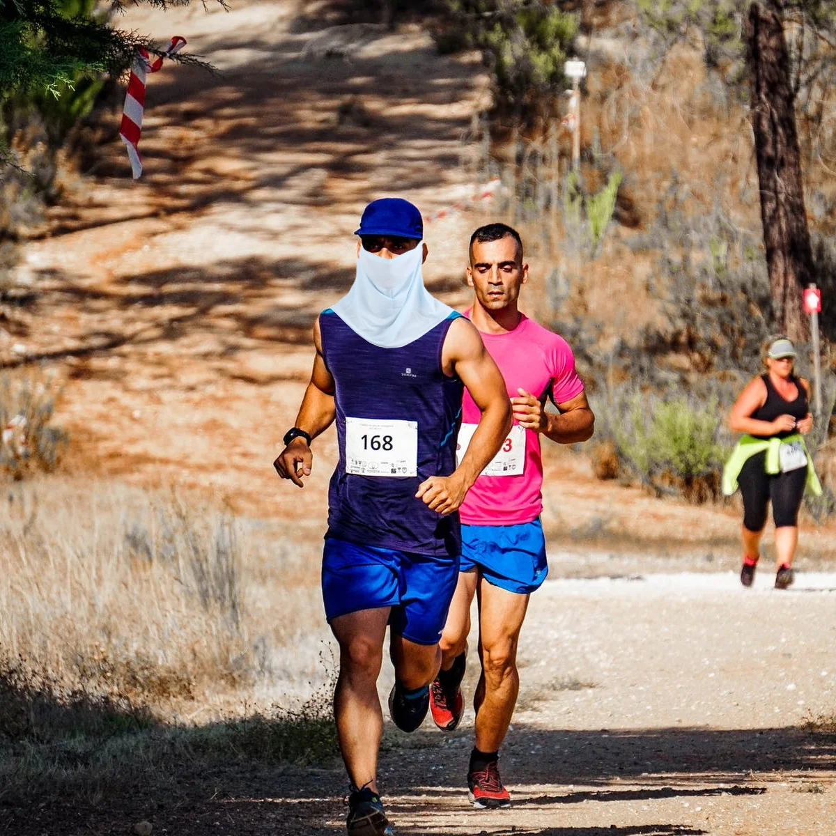 

2Pcs Uv Protection Face Mask Pink Sky-Blue Neck Gaiter Sun Protection Headwear Comfortable Stretchy for Cycling Hiking Running