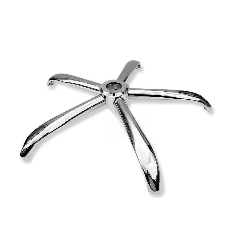 

Office chair swivel accessories thickened solid wood chair legs chassis five-star tripod computer base steel tripod