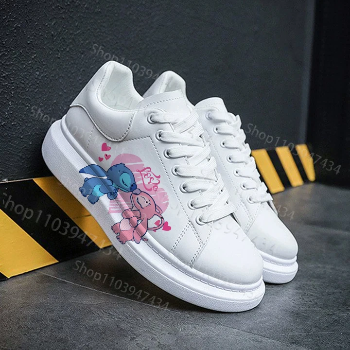Stitch Simple Printing Youth Adult Couple Leisure Shoes Man Woman Parity Breathable Cartoon Graffiti Soft Sports Shoes 2026 - Image 5