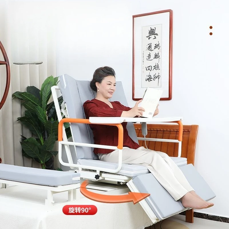 Electric rotating back assist elderly care multi-functional household paralyzed patients turn over to bed