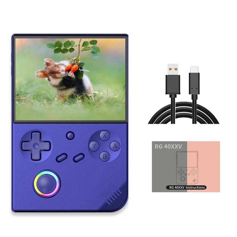 RG40XXV Retro Handheld Game Console 256G 11000+ Jogos 64 Bit Linux 4.0 Polegadas Tela IPS WIFI RGB Joystick