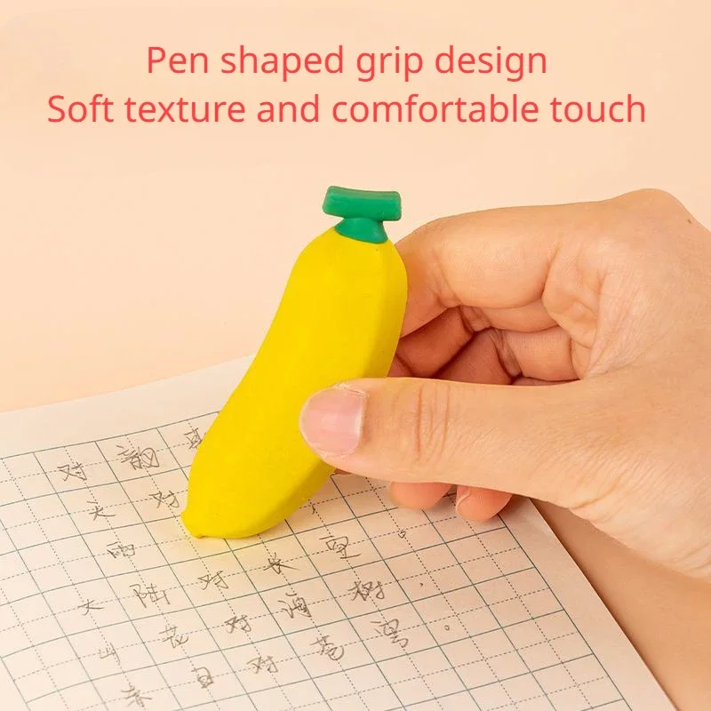 

Large Kawaii Fruit Erasers Back To School, Creative and Cute School Acsesories Erasers Students School Supplies Stationery Store