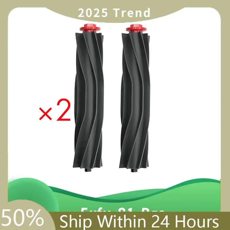 A75X Top 2 uds cepillo principal Foreufy S1 Pro accesorios para máquina barredora eficiencia de limpieza mejorada