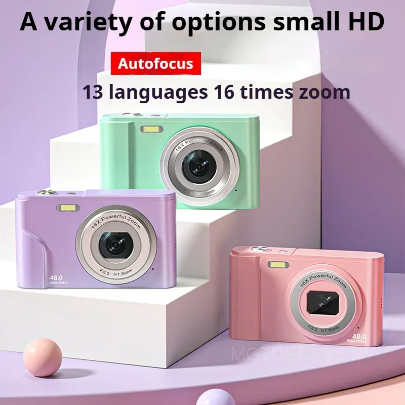 HD Digital Camera Mini Camera for Students and Children 1080P Compact Photography Camera Portable Design for Beginners