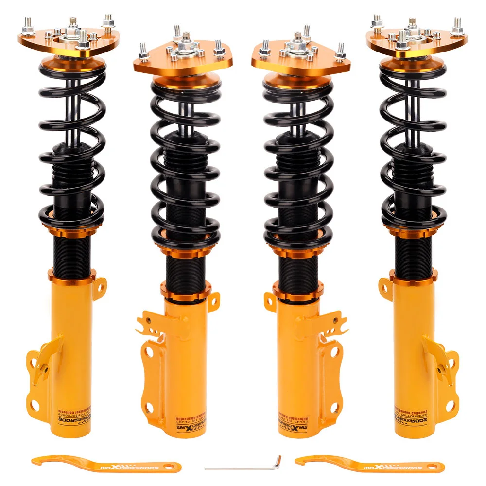 24Ways Coilover Suspension Kit For Toyota Camry L/LE/XLE (XV50) 2012-17 2x front+2x rear Absorber Struts Adjustable Damper Force