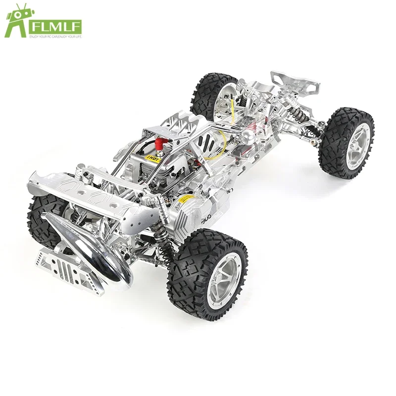 ROFUN 1/5 Rc Car Toys CNC Full Metal Vehicle Update Version 36CC Gasoline Engine Off-road Racing Truck Toy for Baja 360ss