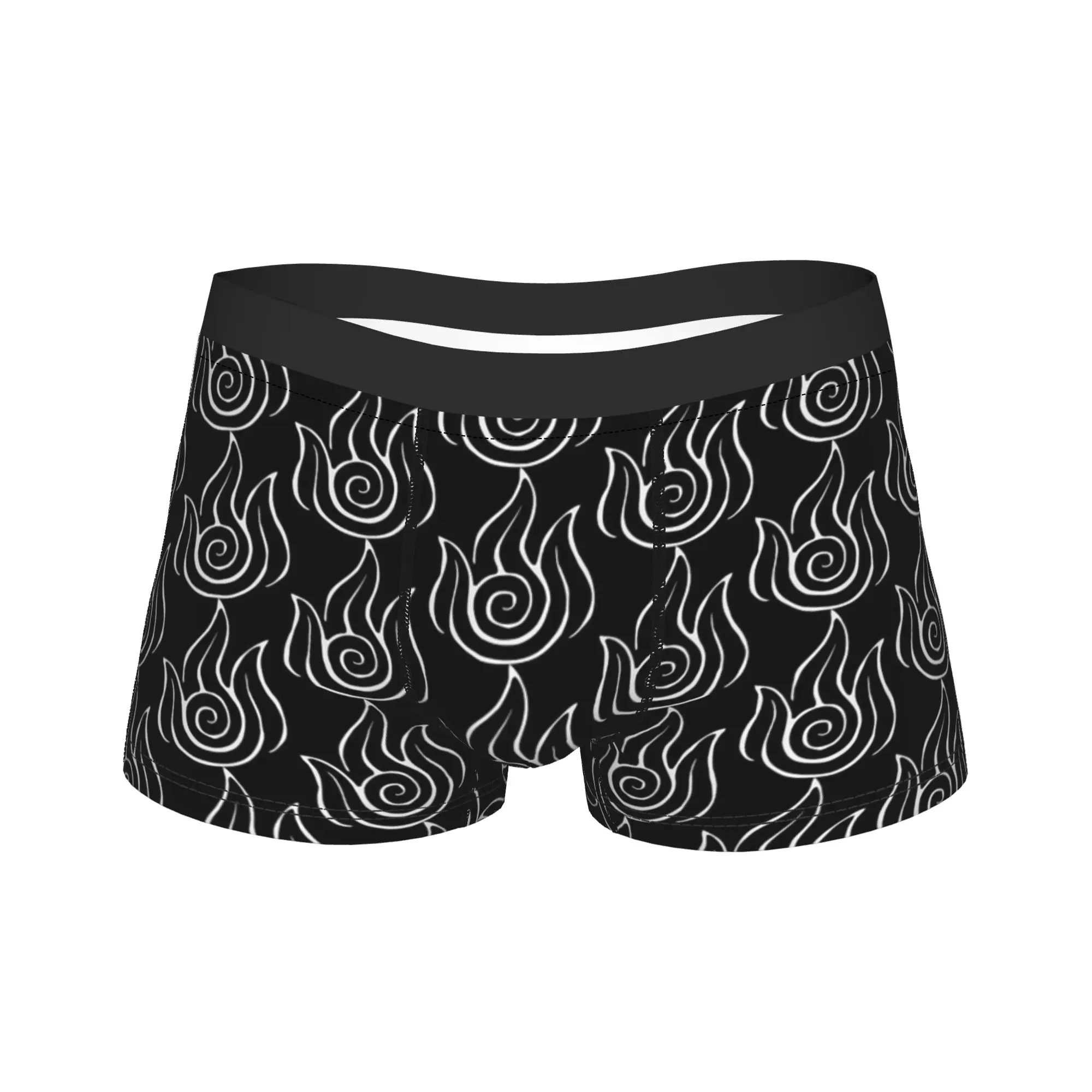 Fire Element Avatars The Last Airbender Underwear  Men Boxer Brief Elastic Boxershorts Hot Sale Pattern Plus Size Underpants