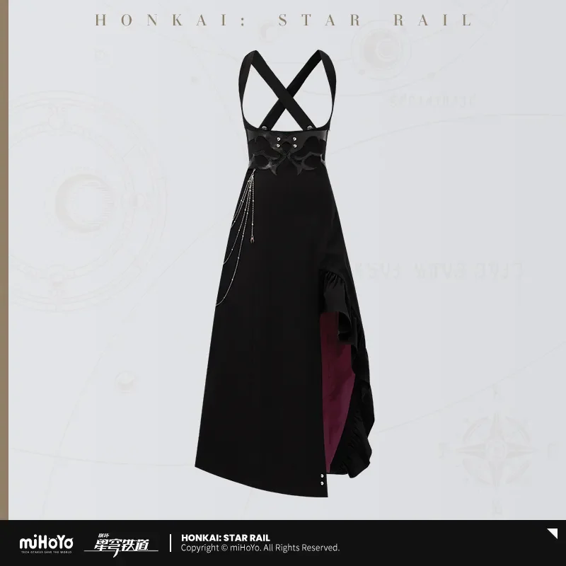 

2025 Honkai Star Rail Official Merch miHoYo Original Authentic Kafka Theme Impression Long Skirt