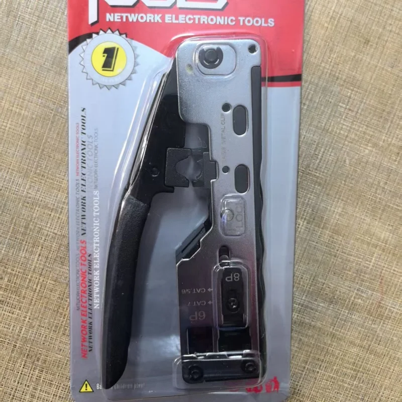 

6P 8P Обжимной зажим «ласточкин хвост» Прочный обжимной инструмент Плоскогубцы RJ45 Разъем сетевого кабеля Кристаллическая головка для сети Cat5e Cat6 Cat7