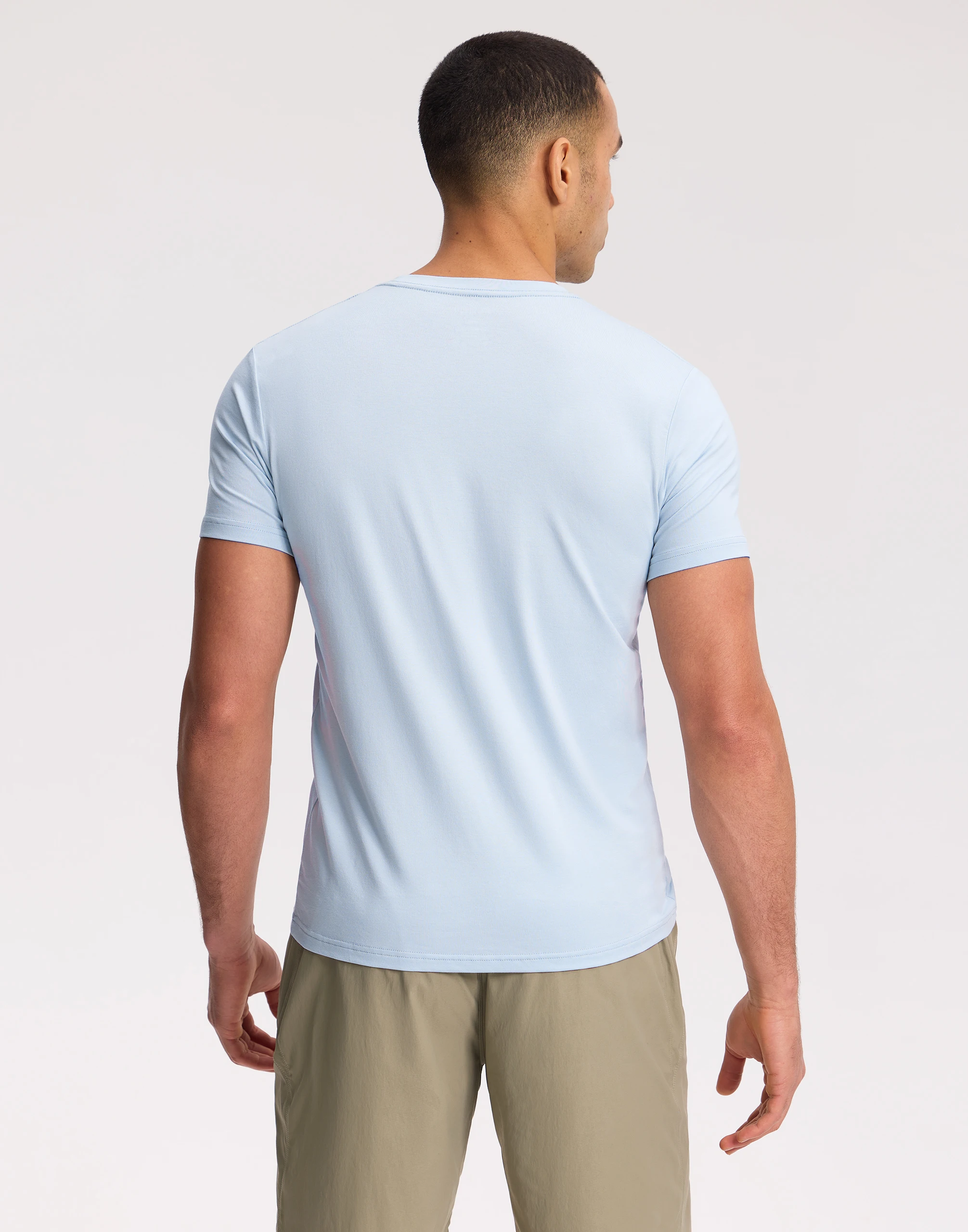Pioneer Camp Men's T-Shirt Bamboo Viscose Ultra Soft Plain Male Shirts Cooling Crew Neck Casual Basic Tee Shirt Undershirt