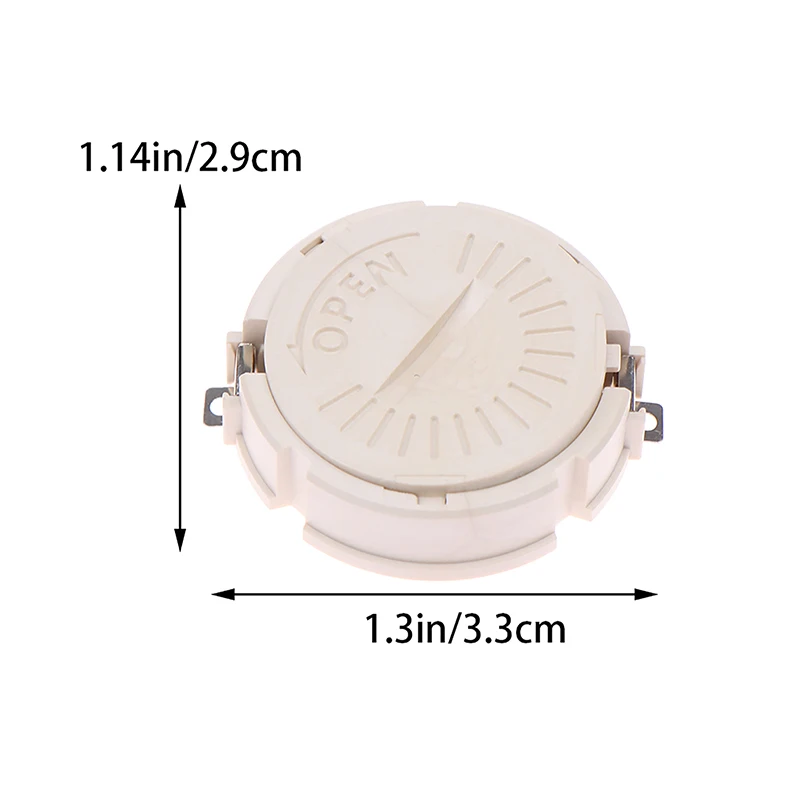 1Pc CR2450 Battery Holder High Quality SMD CR2450 Coin Cell Holder With Cover 2Pins BS-2450-4 For Button Cell Coin Holder Socket