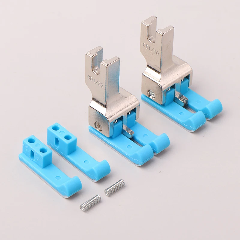 CD 1/32'' 1/16'' Plastic Double Compensating Presser Foot Industrial Sewing Machine Lockstitch Sewing Machine Standard Foot